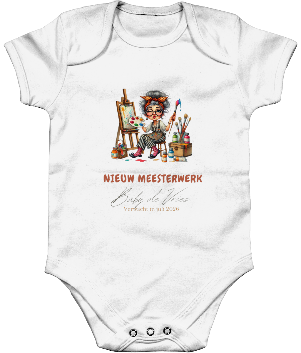 Zwangerschapsaankondiging Oma - nieuw meesterwerk - gepersonaliseerd rompertje