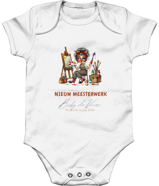 Zwangerschapsaankondiging Oma - nieuw meesterwerk - gepersonaliseerd rompertje