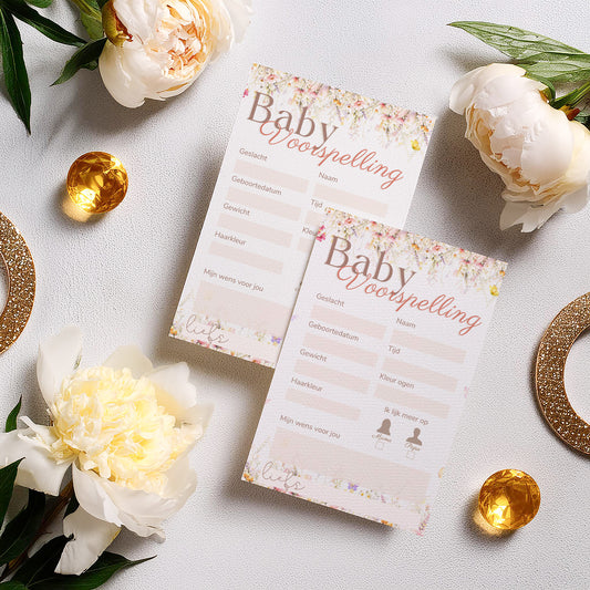Pakket Babyshower Spellen 20x