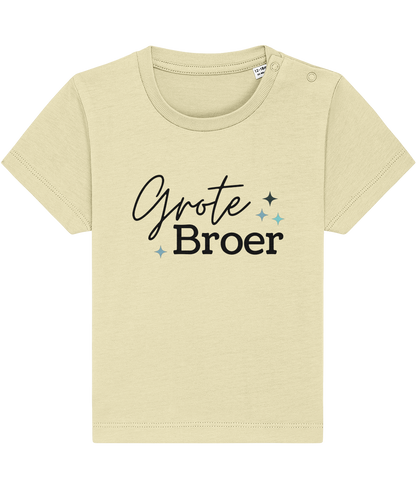 T-shirt -  Zwangerschapsaankondiging grote broer - Zwarte letters - 12 maanden tot 3 jaar