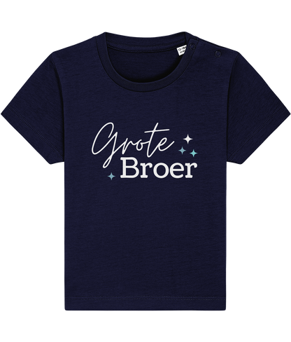 T-shirt -  Zwangerschapsaankondiging grote broer - Zwarte letters - 12 maanden tot 3 jaar