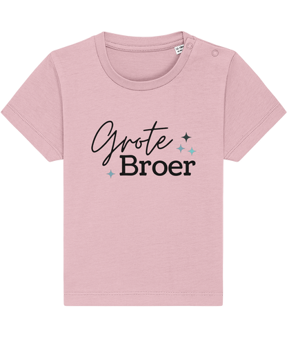 T-shirt -  Zwangerschapsaankondiging grote broer - Zwarte letters - 12 maanden tot 3 jaar