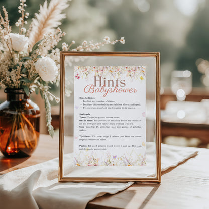 Babyshower hints