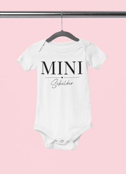 Zwangerschapsaankondiging papa en mama - MINI - gepersonaliseerd rompertje