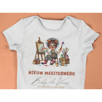 Zwangerschapsaankondiging Oma - nieuw meesterwerk - gepersonaliseerd rompertje