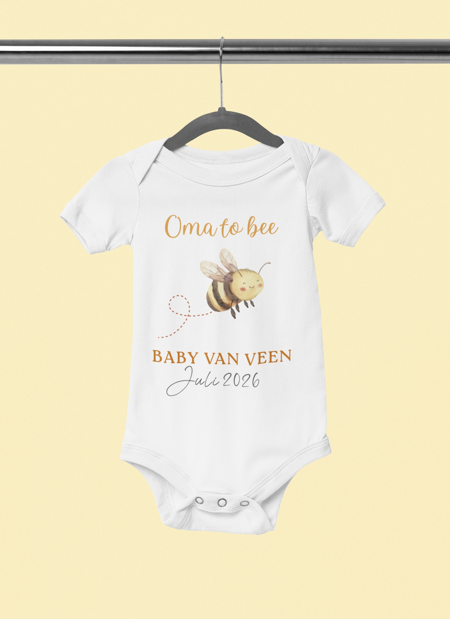 Zwangerschapsaankondiging Oma - To bee - gepersonaliseerd rompertje