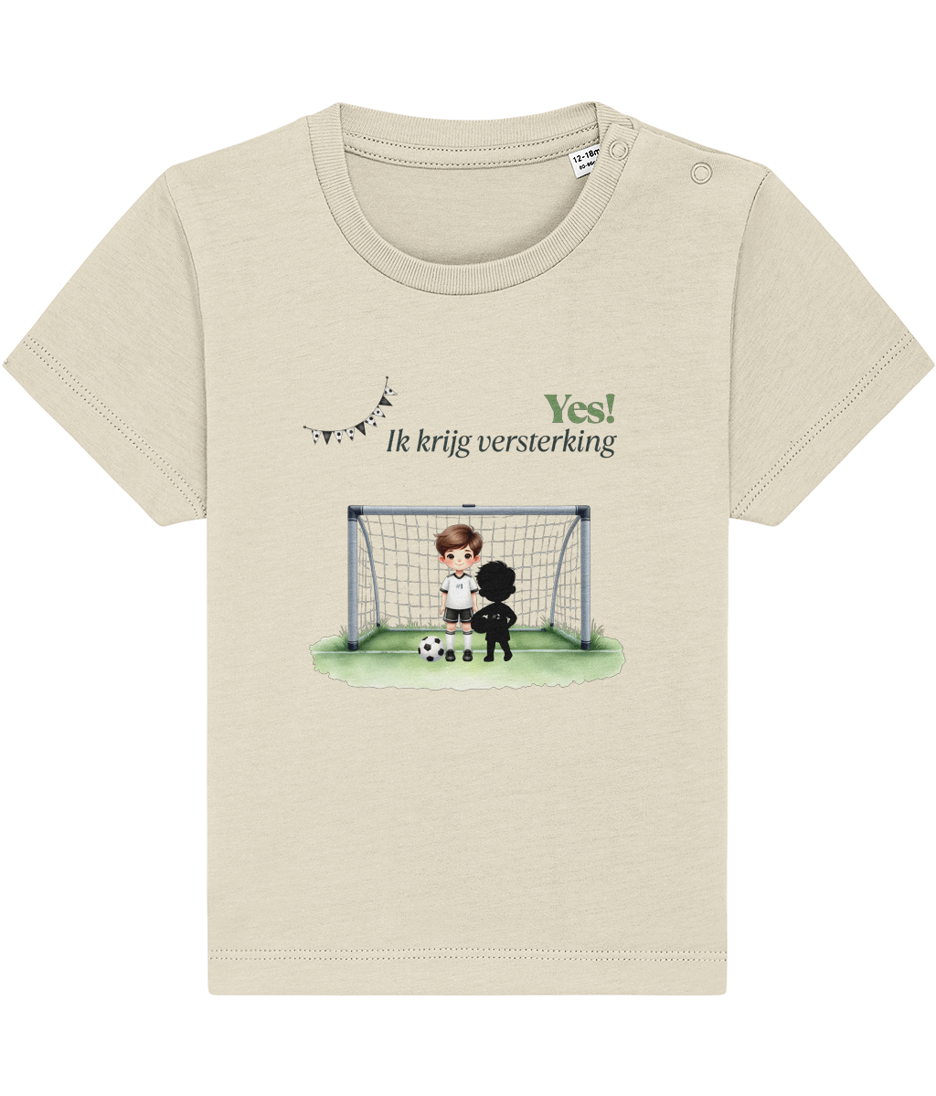 T-shirt - Ik krijg versterking - Zwangerschapsaankondiging - 1 tot 3 jaar