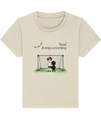 T-shirt - Ik krijg versterking - Zwangerschapsaankondiging - 1 tot 3 jaar