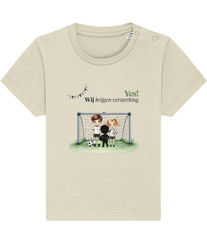 T-shirt - Ik krijg versterking - Zwangerschapsaankondiging - 1 tot 3 jaar