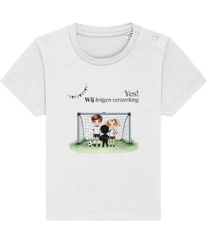 T-shirt - Ik krijg versterking - Zwangerschapsaankondiging - 1 tot 3 jaar