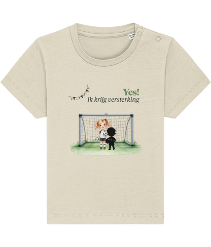 T-shirt - Ik krijg versterking - Zwangerschapsaankondiging - 1 tot 3 jaar