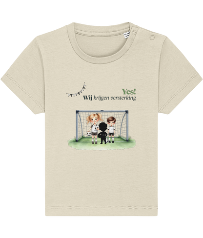 T-shirt - Ik krijg versterking - Zwangerschapsaankondiging - 1 tot 3 jaar
