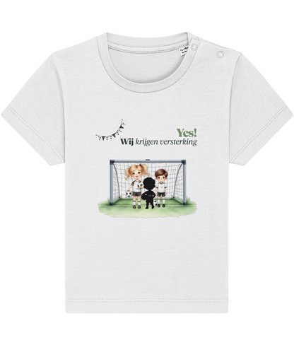 T-shirt - Ik krijg versterking - Zwangerschapsaankondiging - 1 tot 3 jaar