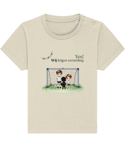 T-shirt - Ik krijg versterking - Zwangerschapsaankondiging - 1 tot 3 jaar