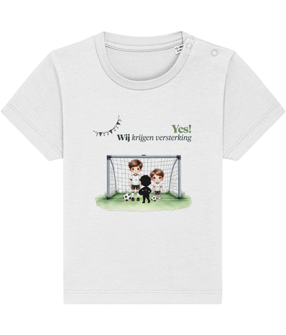 T-shirt - Ik krijg versterking - Zwangerschapsaankondiging - 1 tot 3 jaar