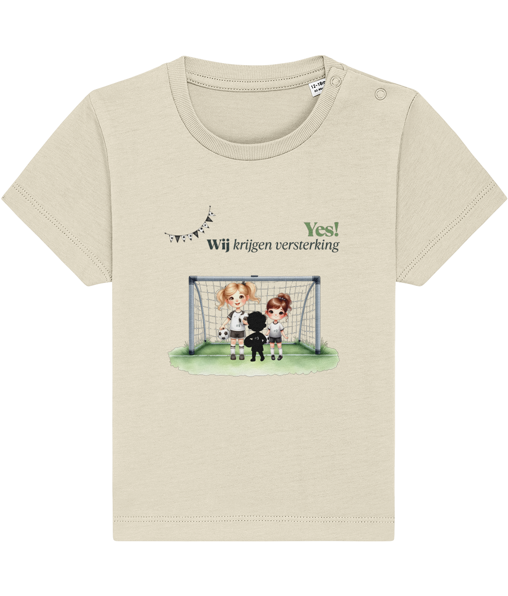 T-shirt - Ik krijg versterking - Zwangerschapsaankondiging - 1 tot 3 jaar